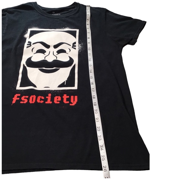 Mr. Robot Loot Crate Exclusive F Society Short Sleeve T-Shirt - Medium Unisex - Picture 4 of 8